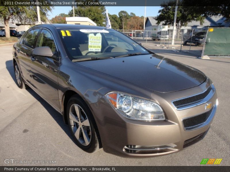 Mocha Steel Metallic / Cocoa/Cashmere 2011 Chevrolet Malibu LT