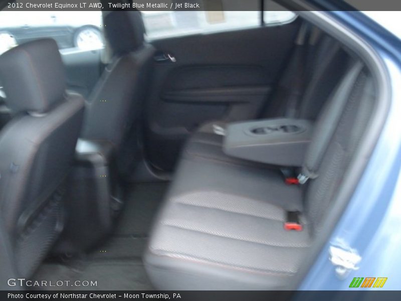 Twilight Blue Metallic / Jet Black 2012 Chevrolet Equinox LT AWD