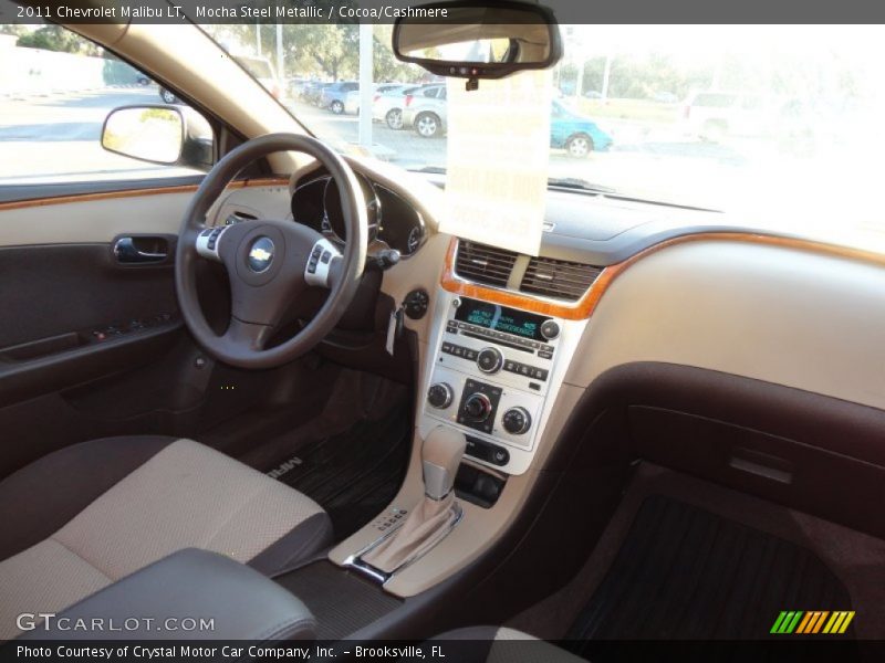 Mocha Steel Metallic / Cocoa/Cashmere 2011 Chevrolet Malibu LT