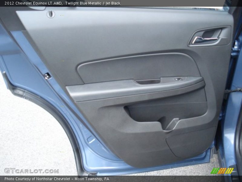 Twilight Blue Metallic / Jet Black 2012 Chevrolet Equinox LT AWD