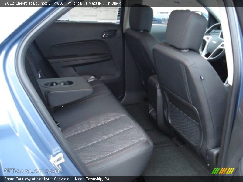 Twilight Blue Metallic / Jet Black 2012 Chevrolet Equinox LT AWD