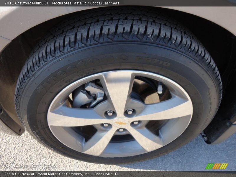 Mocha Steel Metallic / Cocoa/Cashmere 2011 Chevrolet Malibu LT