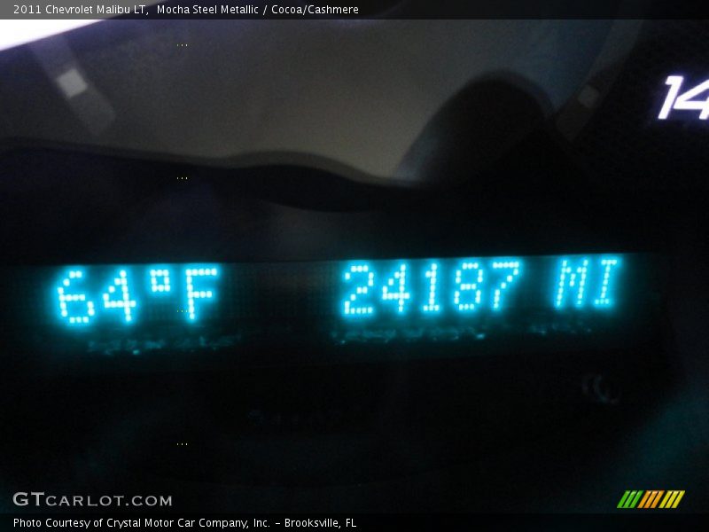 Mocha Steel Metallic / Cocoa/Cashmere 2011 Chevrolet Malibu LT