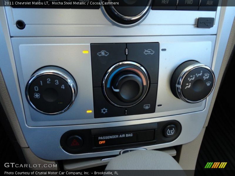 Mocha Steel Metallic / Cocoa/Cashmere 2011 Chevrolet Malibu LT