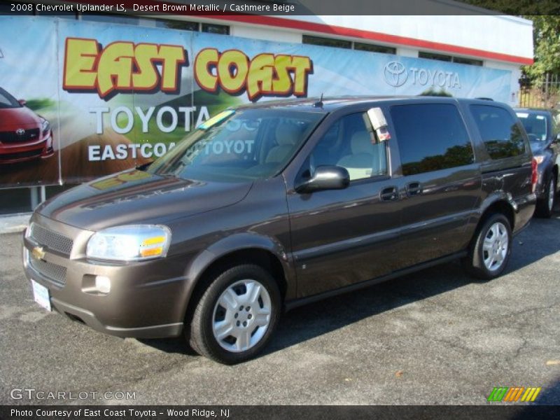 Desert Brown Metallic / Cashmere Beige 2008 Chevrolet Uplander LS