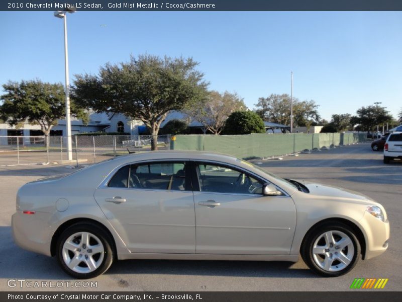 Gold Mist Metallic / Cocoa/Cashmere 2010 Chevrolet Malibu LS Sedan