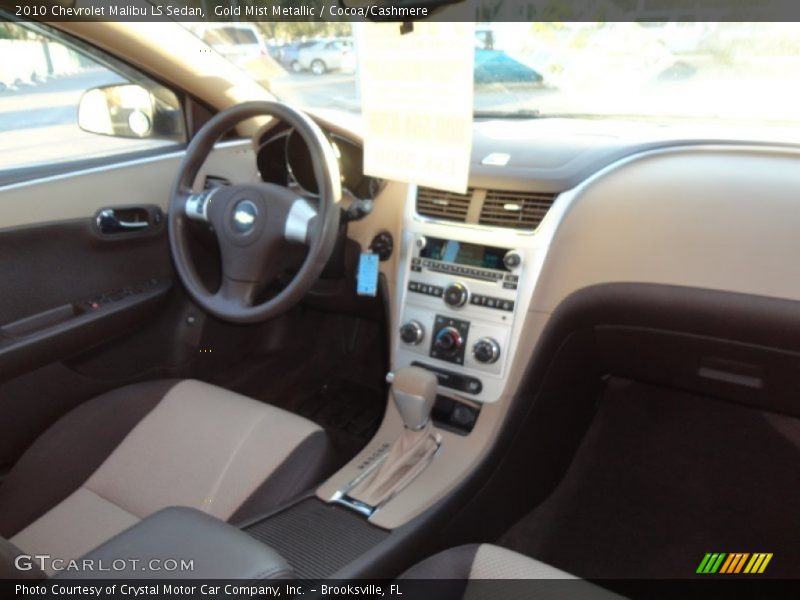 Gold Mist Metallic / Cocoa/Cashmere 2010 Chevrolet Malibu LS Sedan