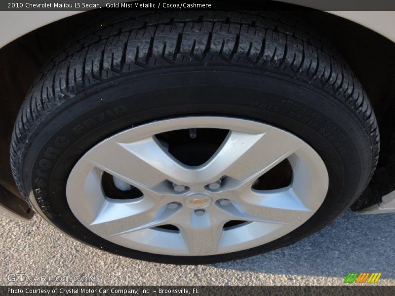 Gold Mist Metallic / Cocoa/Cashmere 2010 Chevrolet Malibu LS Sedan
