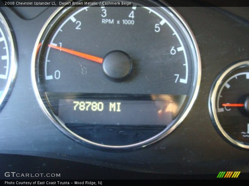 Desert Brown Metallic / Cashmere Beige 2008 Chevrolet Uplander LS