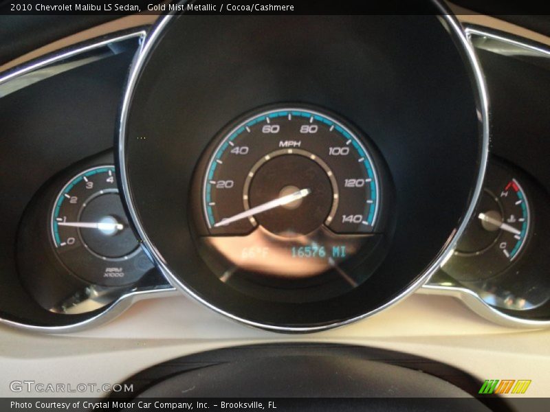 Gold Mist Metallic / Cocoa/Cashmere 2010 Chevrolet Malibu LS Sedan