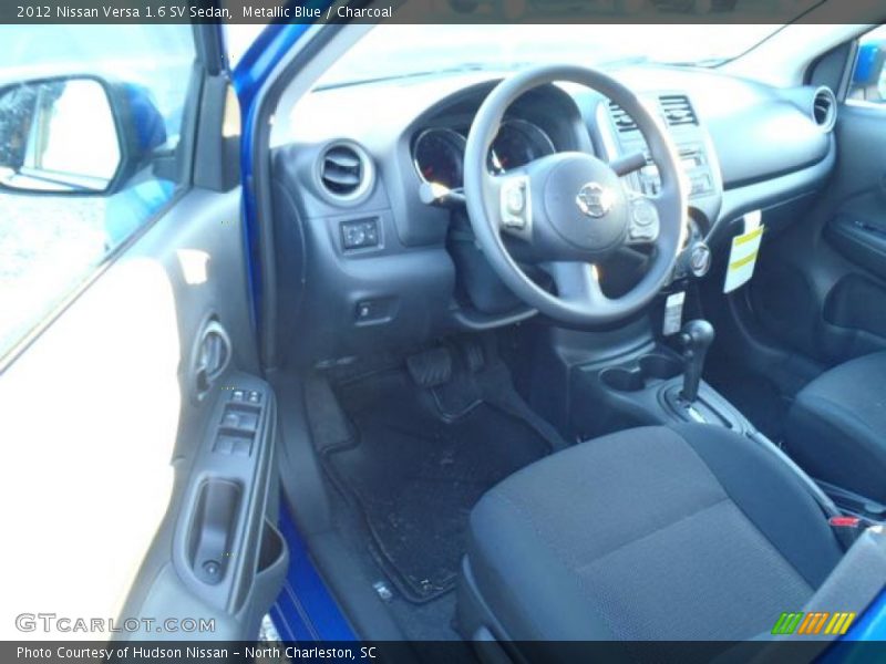 Metallic Blue / Charcoal 2012 Nissan Versa 1.6 SV Sedan
