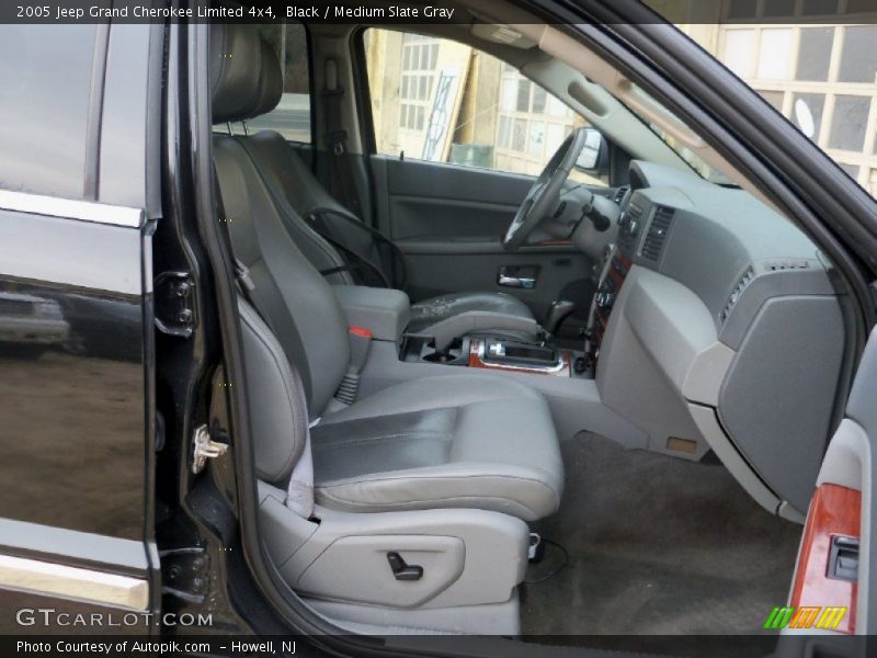 Black / Medium Slate Gray 2005 Jeep Grand Cherokee Limited 4x4