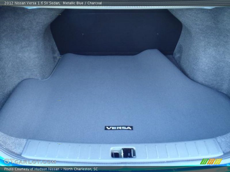 Metallic Blue / Charcoal 2012 Nissan Versa 1.6 SV Sedan