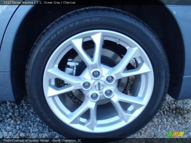 Ocean Gray / Charcoal 2012 Nissan Maxima 3.5 S