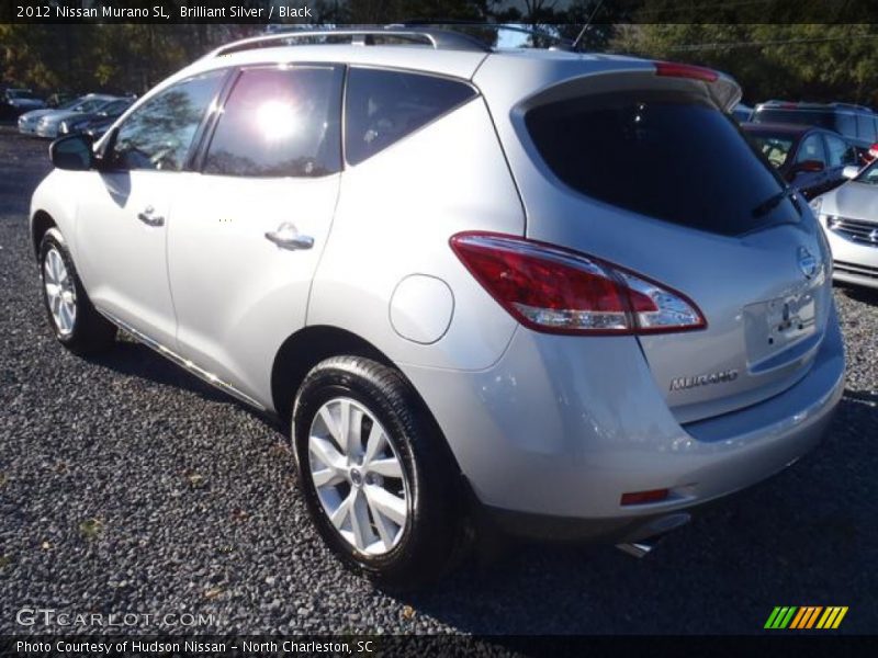 Brilliant Silver / Black 2012 Nissan Murano SL