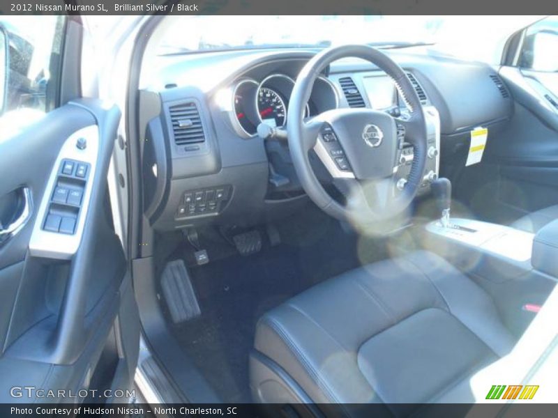Brilliant Silver / Black 2012 Nissan Murano SL