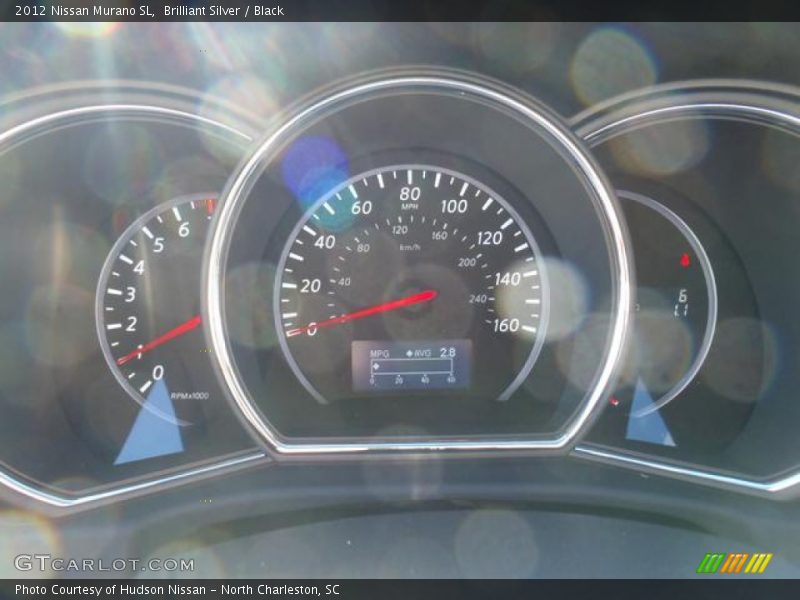Brilliant Silver / Black 2012 Nissan Murano SL