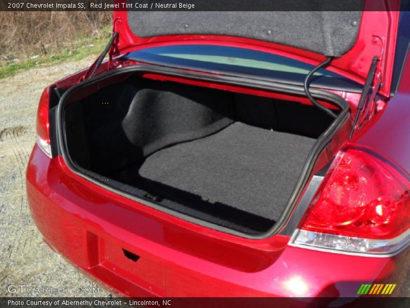 Red Jewel Tint Coat / Neutral Beige 2007 Chevrolet Impala SS