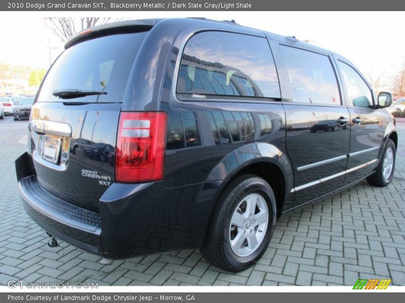 Blackberry Metallic / Dark Slate Gray/Light Shale 2010 Dodge Grand Caravan SXT