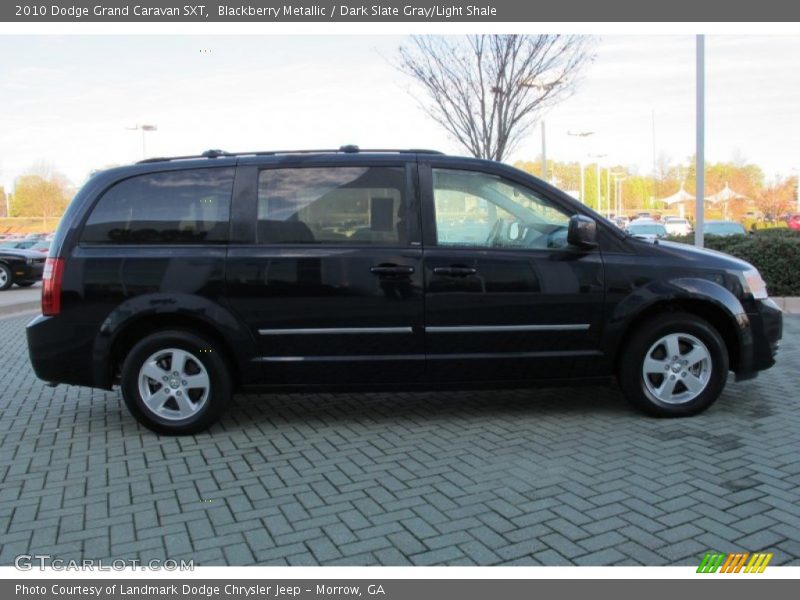 Blackberry Metallic / Dark Slate Gray/Light Shale 2010 Dodge Grand Caravan SXT