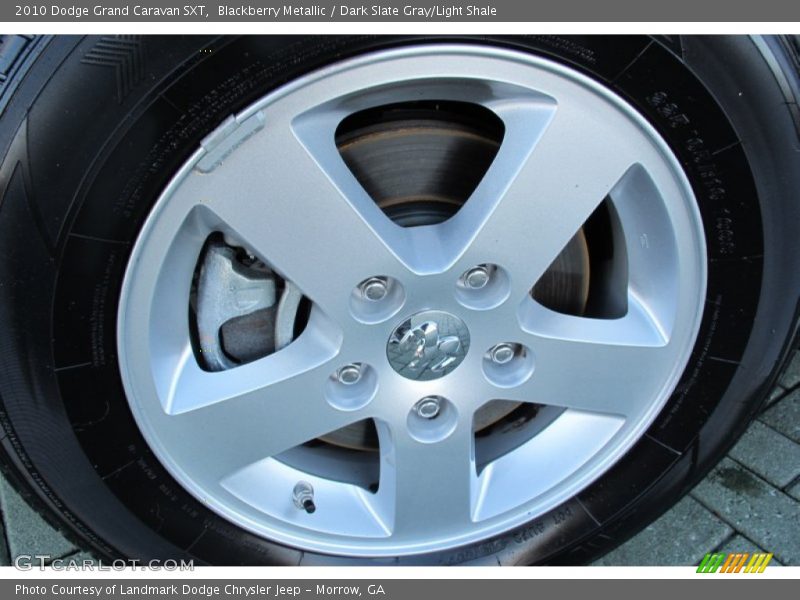 Blackberry Metallic / Dark Slate Gray/Light Shale 2010 Dodge Grand Caravan SXT