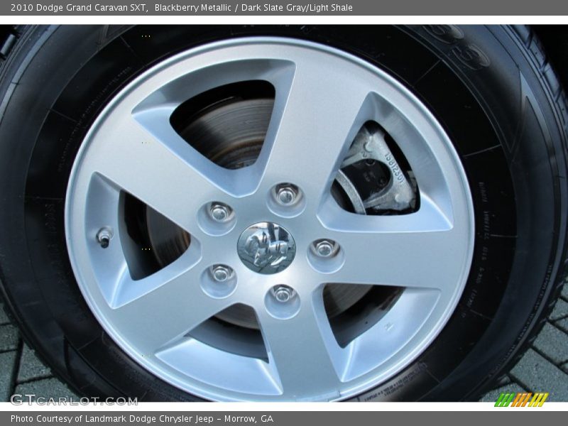 Blackberry Metallic / Dark Slate Gray/Light Shale 2010 Dodge Grand Caravan SXT
