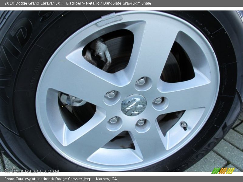 Blackberry Metallic / Dark Slate Gray/Light Shale 2010 Dodge Grand Caravan SXT