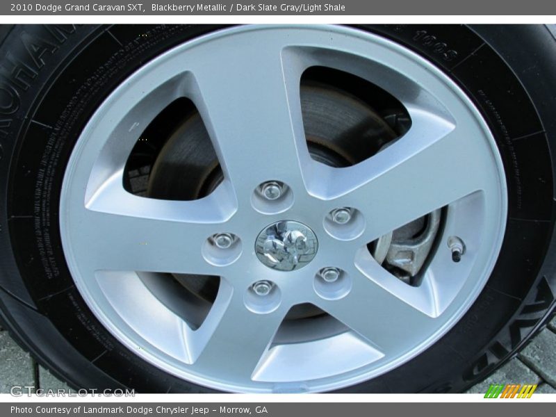 Blackberry Metallic / Dark Slate Gray/Light Shale 2010 Dodge Grand Caravan SXT