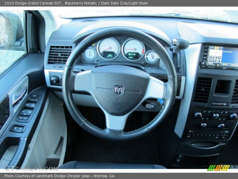 Blackberry Metallic / Dark Slate Gray/Light Shale 2010 Dodge Grand Caravan SXT