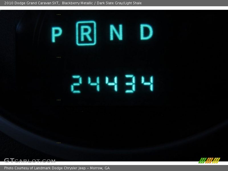 Blackberry Metallic / Dark Slate Gray/Light Shale 2010 Dodge Grand Caravan SXT