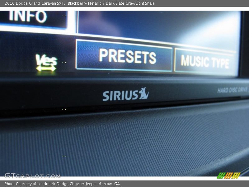 Blackberry Metallic / Dark Slate Gray/Light Shale 2010 Dodge Grand Caravan SXT