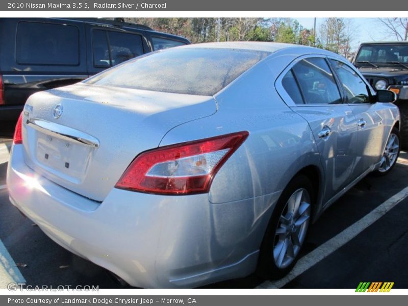 Radiant Silver / Charcoal 2010 Nissan Maxima 3.5 S
