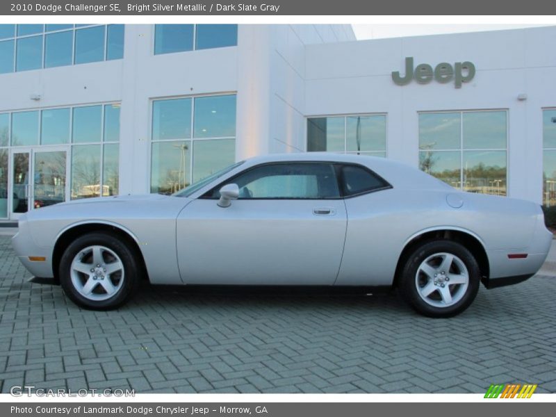 Bright Silver Metallic / Dark Slate Gray 2010 Dodge Challenger SE