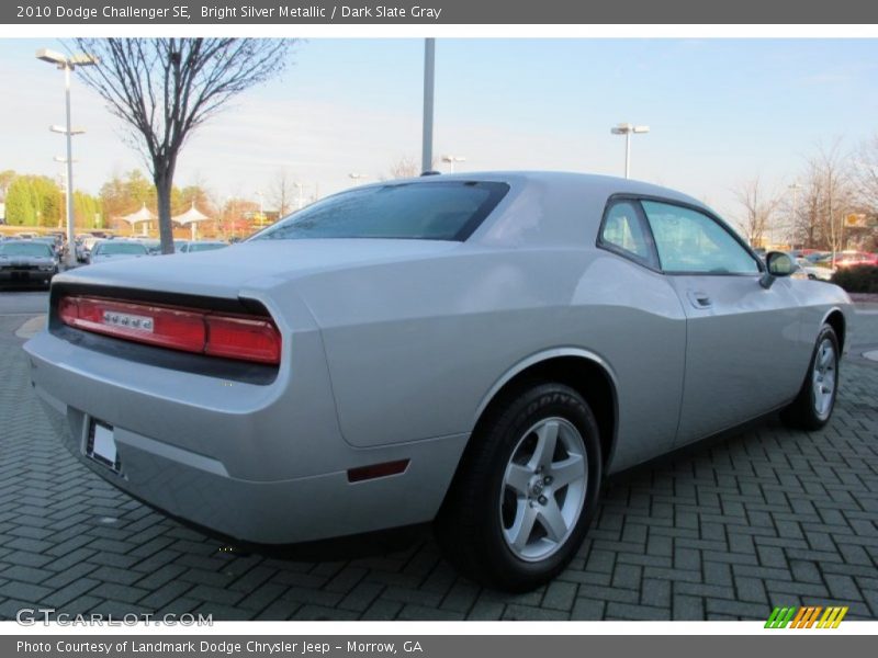 Bright Silver Metallic / Dark Slate Gray 2010 Dodge Challenger SE