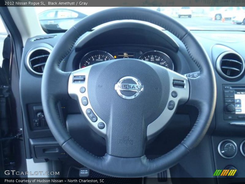 Black Amethyst / Gray 2012 Nissan Rogue SL