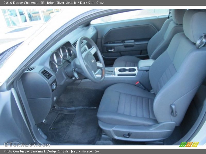 Bright Silver Metallic / Dark Slate Gray 2010 Dodge Challenger SE
