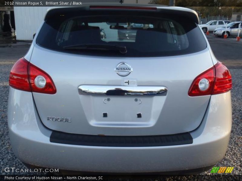 Brilliant Silver / Black 2012 Nissan Rogue S
