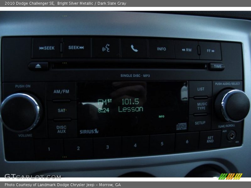 Bright Silver Metallic / Dark Slate Gray 2010 Dodge Challenger SE