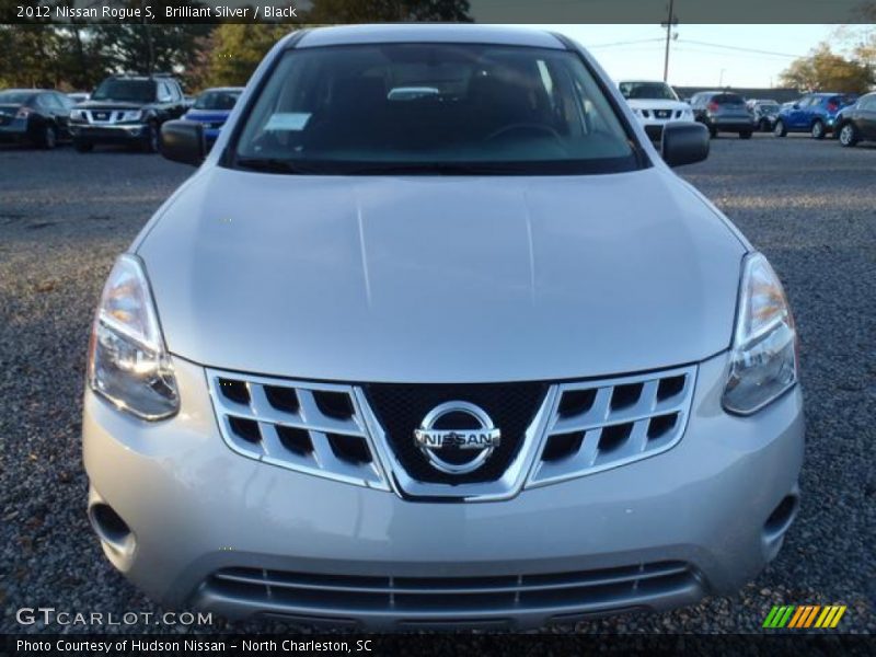 Brilliant Silver / Black 2012 Nissan Rogue S
