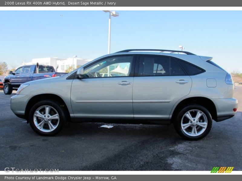 Desert Sage Metallic / Ivory 2008 Lexus RX 400h AWD Hybrid