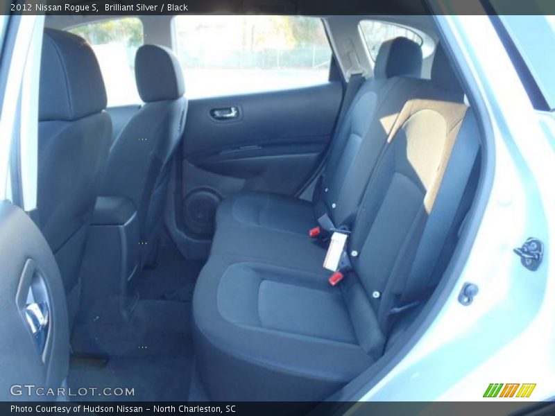 Brilliant Silver / Black 2012 Nissan Rogue S