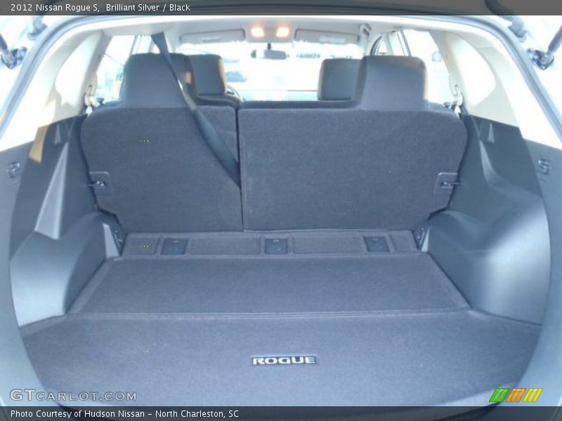 Brilliant Silver / Black 2012 Nissan Rogue S