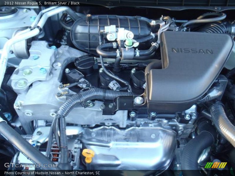 Brilliant Silver / Black 2012 Nissan Rogue S
