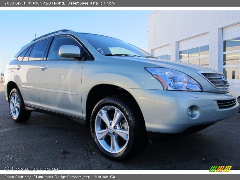 Desert Sage Metallic / Ivory 2008 Lexus RX 400h AWD Hybrid