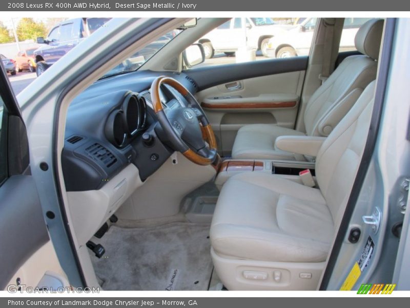 Desert Sage Metallic / Ivory 2008 Lexus RX 400h AWD Hybrid