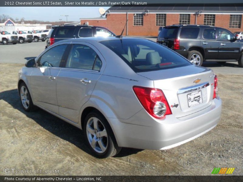 Silver Ice Metallic / Dark Pewter/Dark Titanium 2012 Chevrolet Sonic LTZ Sedan