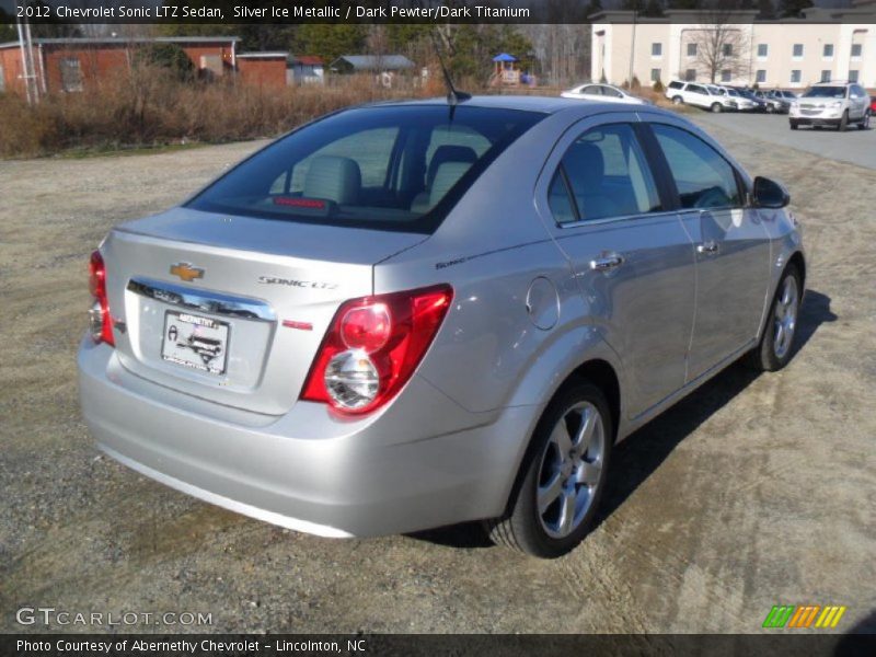 Silver Ice Metallic / Dark Pewter/Dark Titanium 2012 Chevrolet Sonic LTZ Sedan