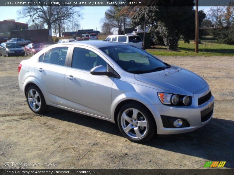 Silver Ice Metallic / Dark Pewter/Dark Titanium 2012 Chevrolet Sonic LTZ Sedan