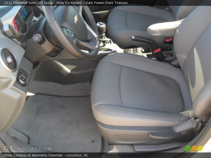 Silver Ice Metallic / Dark Pewter/Dark Titanium 2012 Chevrolet Sonic LTZ Sedan