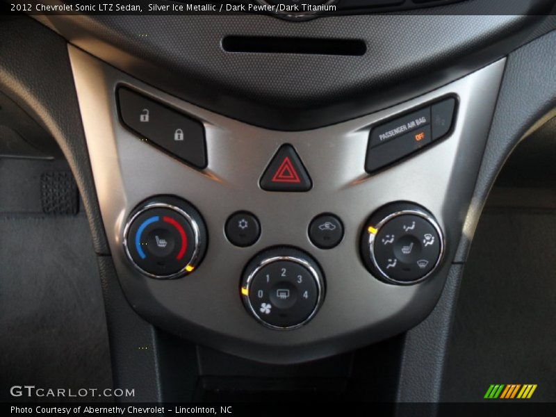 Silver Ice Metallic / Dark Pewter/Dark Titanium 2012 Chevrolet Sonic LTZ Sedan